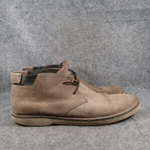 Camper Shoes Mens 45 Chukka Boots Leather Casual Lifestyle Lace Up Brown Comfort